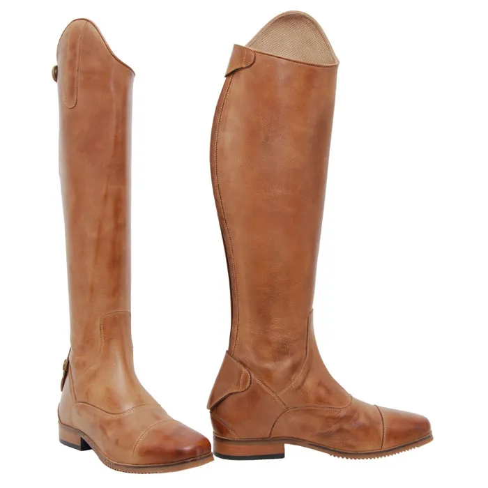 Streamlined Rubber Sole Structured Tall Riding Boots