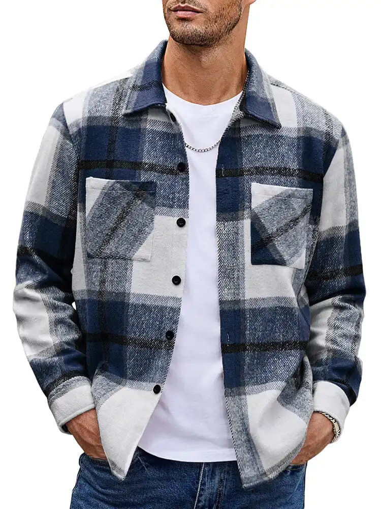 Stylish Comfy Flannel Plaid Shirt