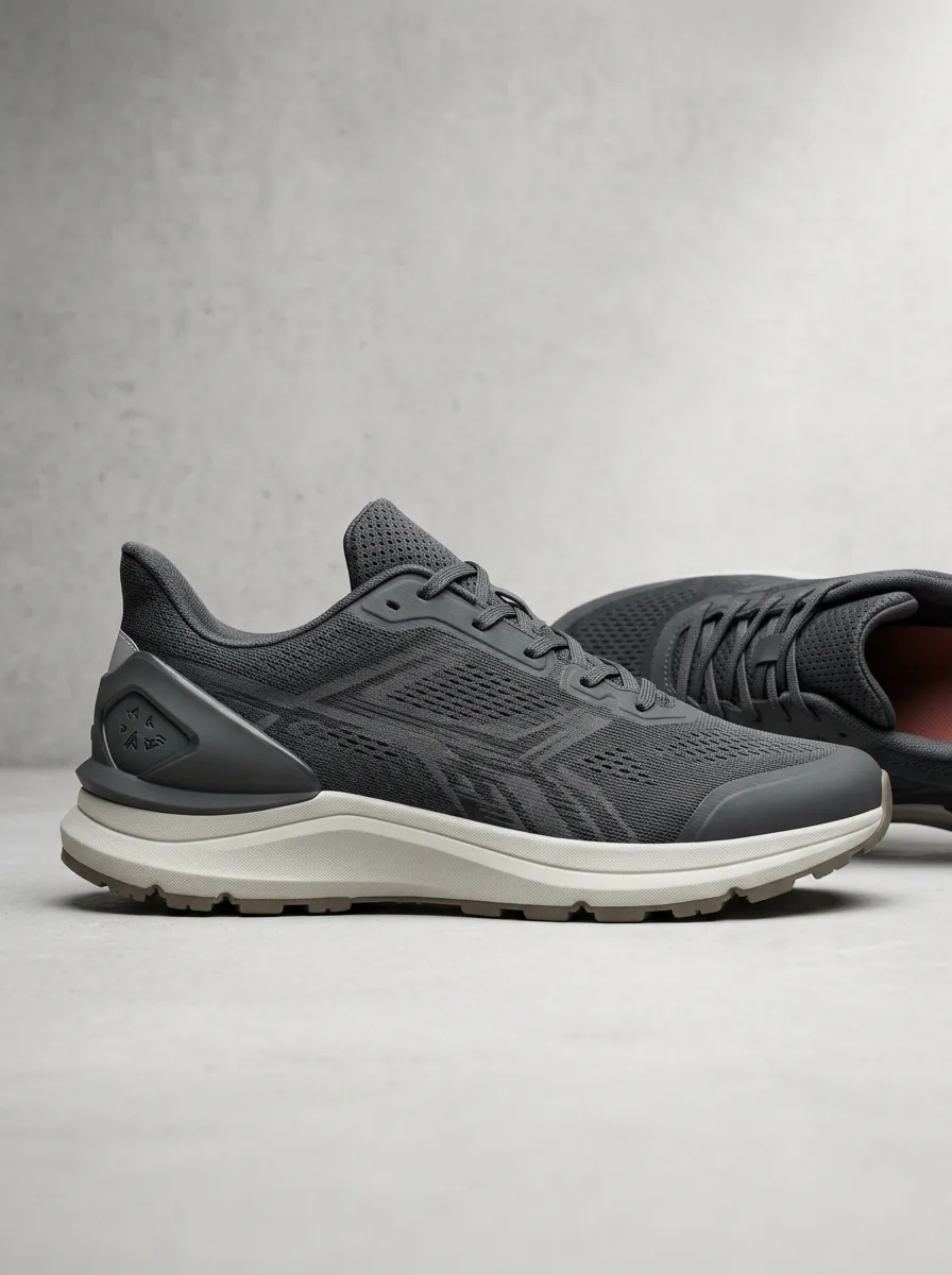 Lightweight-Look Minimalist Graphic Modern Look Men's Running Shoes