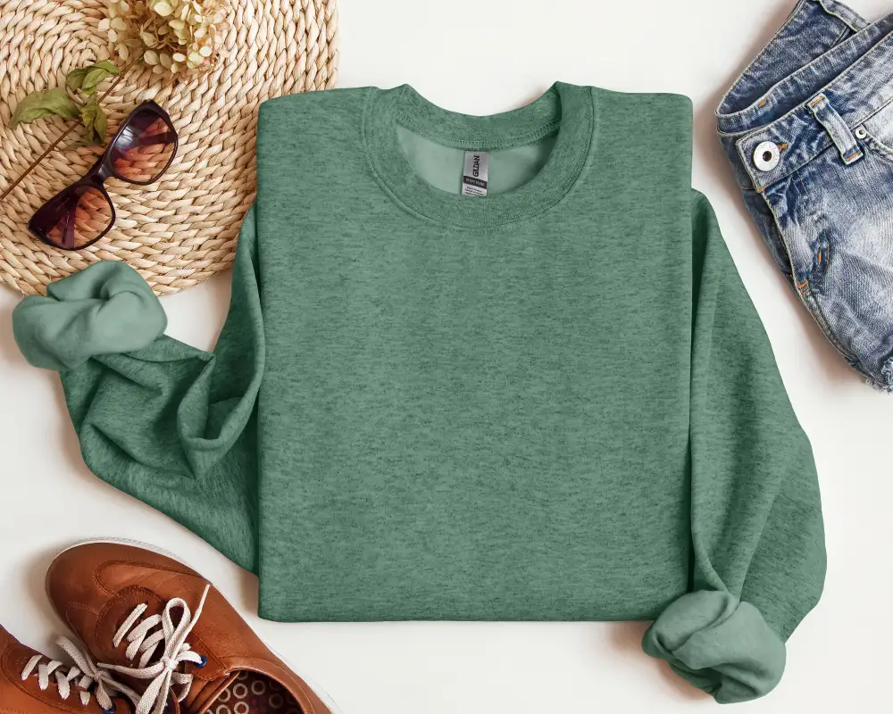 Unbothered Motto Graphic Crewneck Sweatshirt