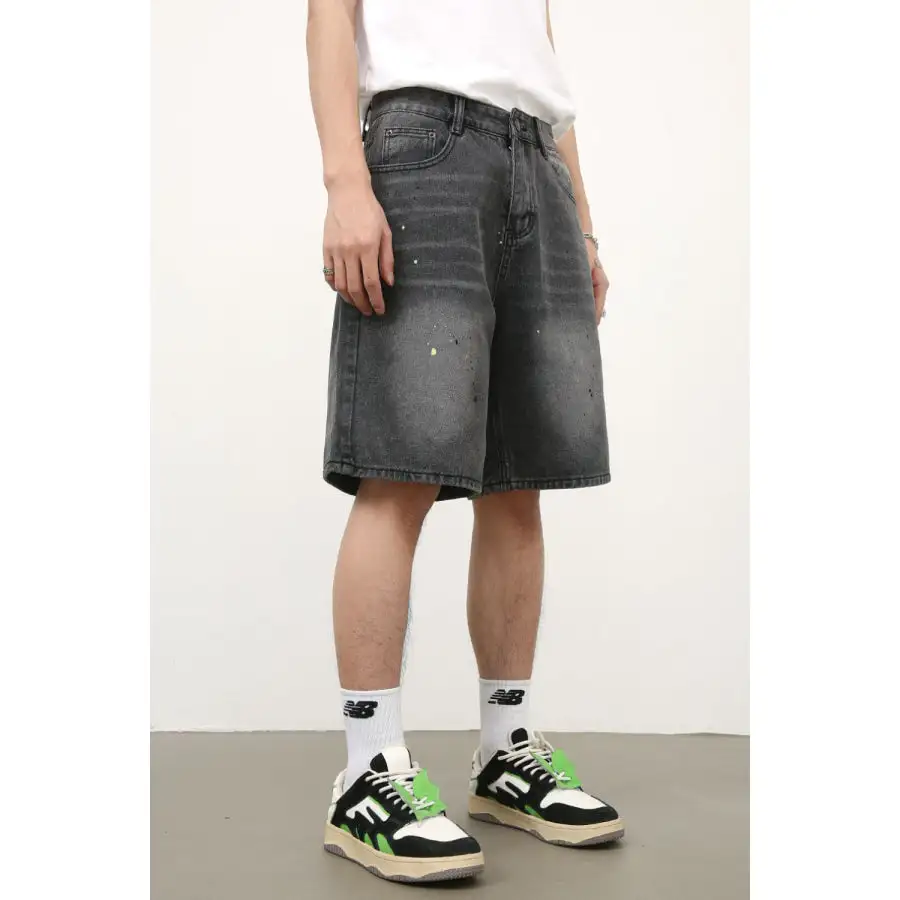 Men's Mid Rise Denim Shorts