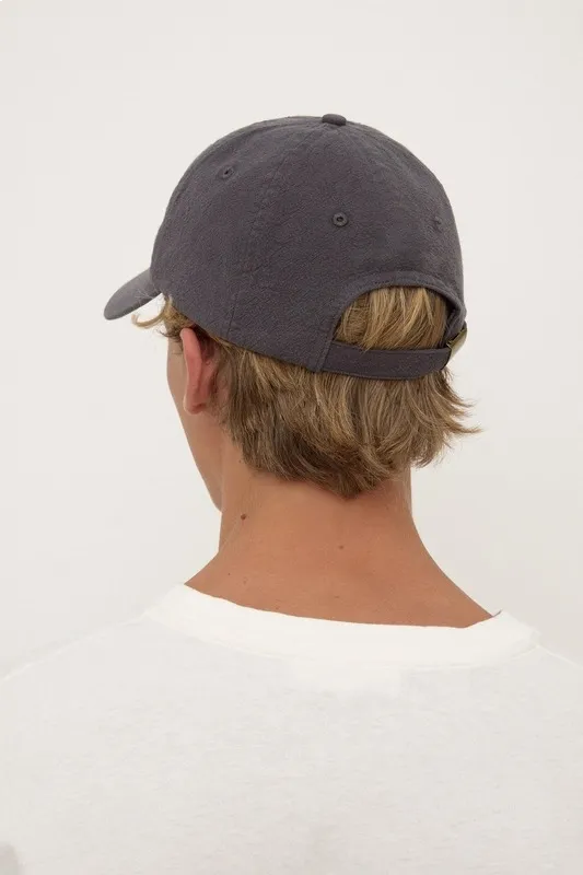 Charcoal Linen Blend Cap