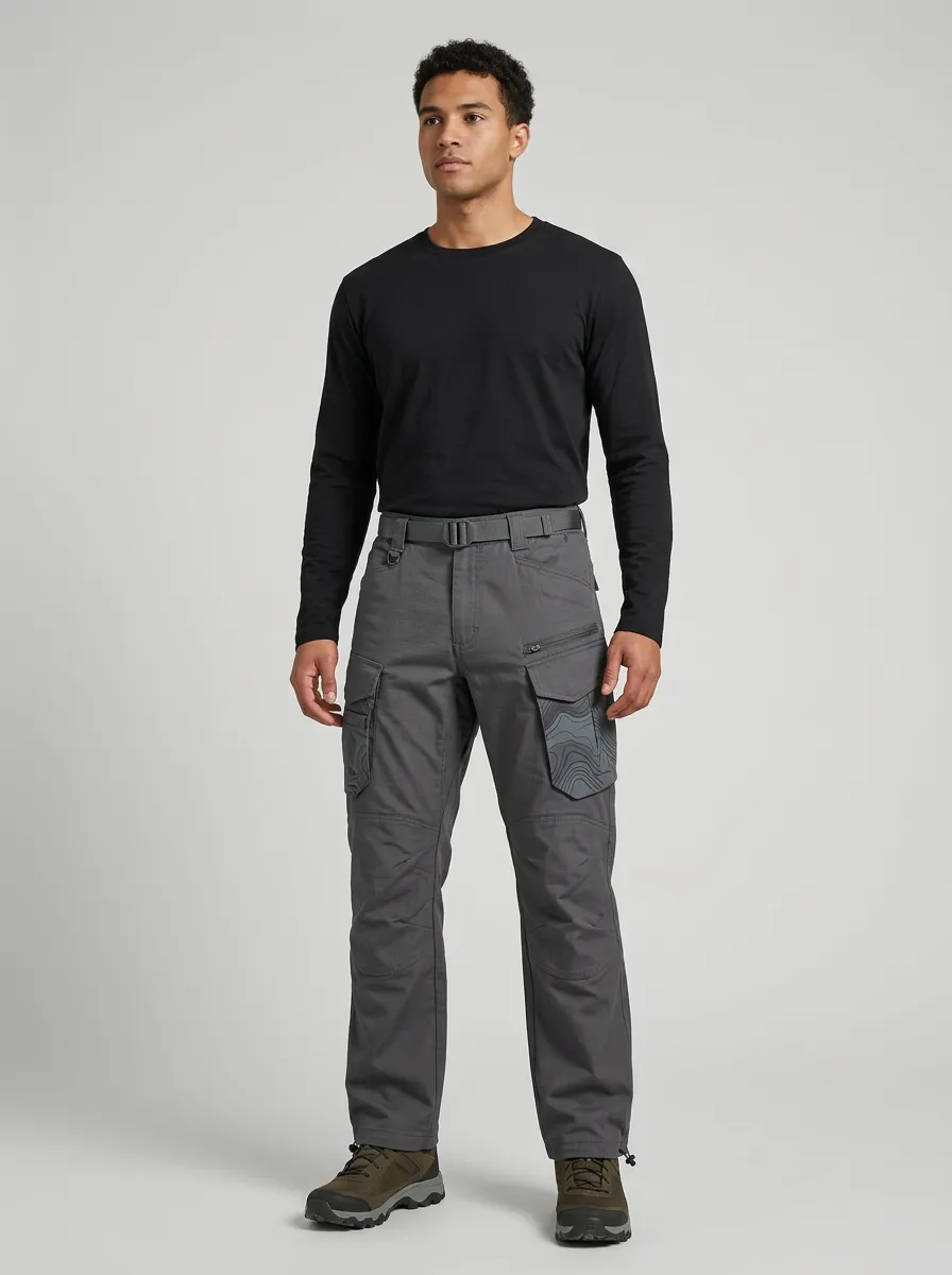 Unisex Field Gear Topographic Tactical Work Pants
