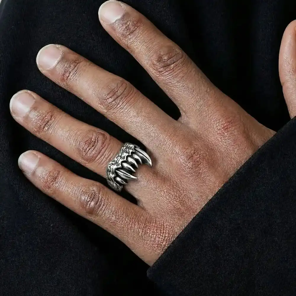 Men's Monster Fangs Ring