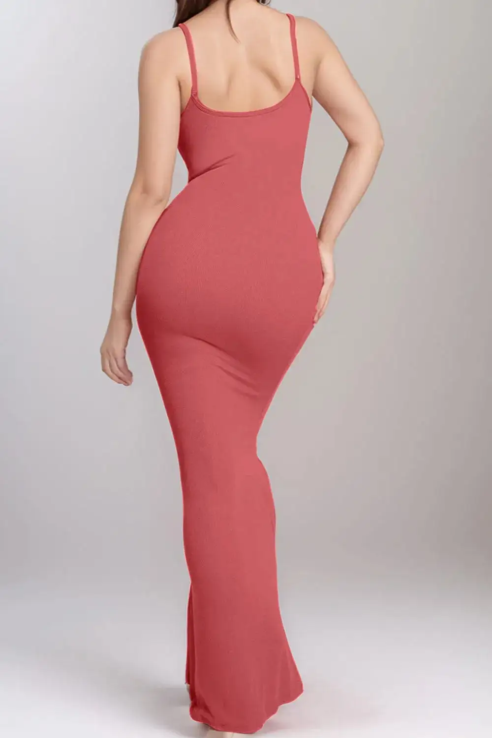 Built In Shapewear Sleeveless Maxi Dress Maxi Dress