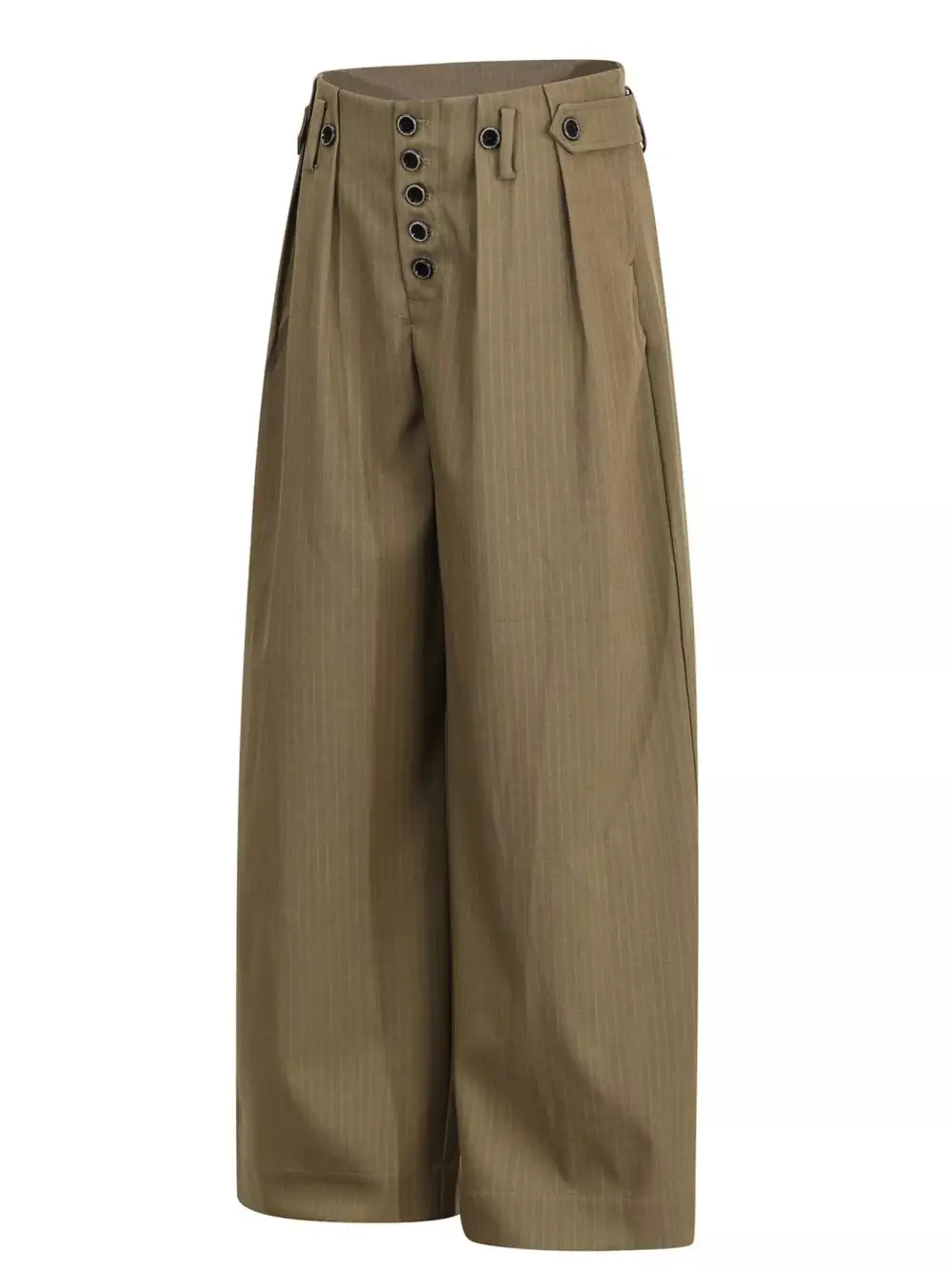 Men's Striped Wide Leg Pants