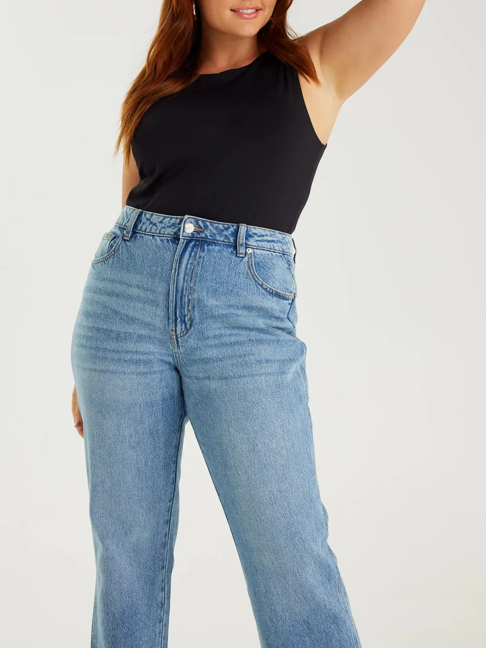 Casual Style Ridgid Straight Jeans