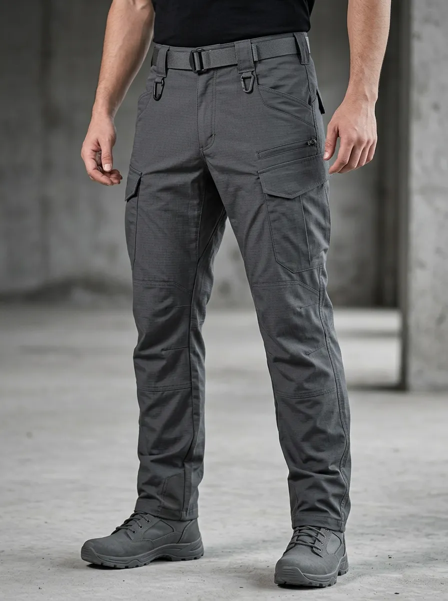 Men's Zip-Pocket Tactical Cargo Pants