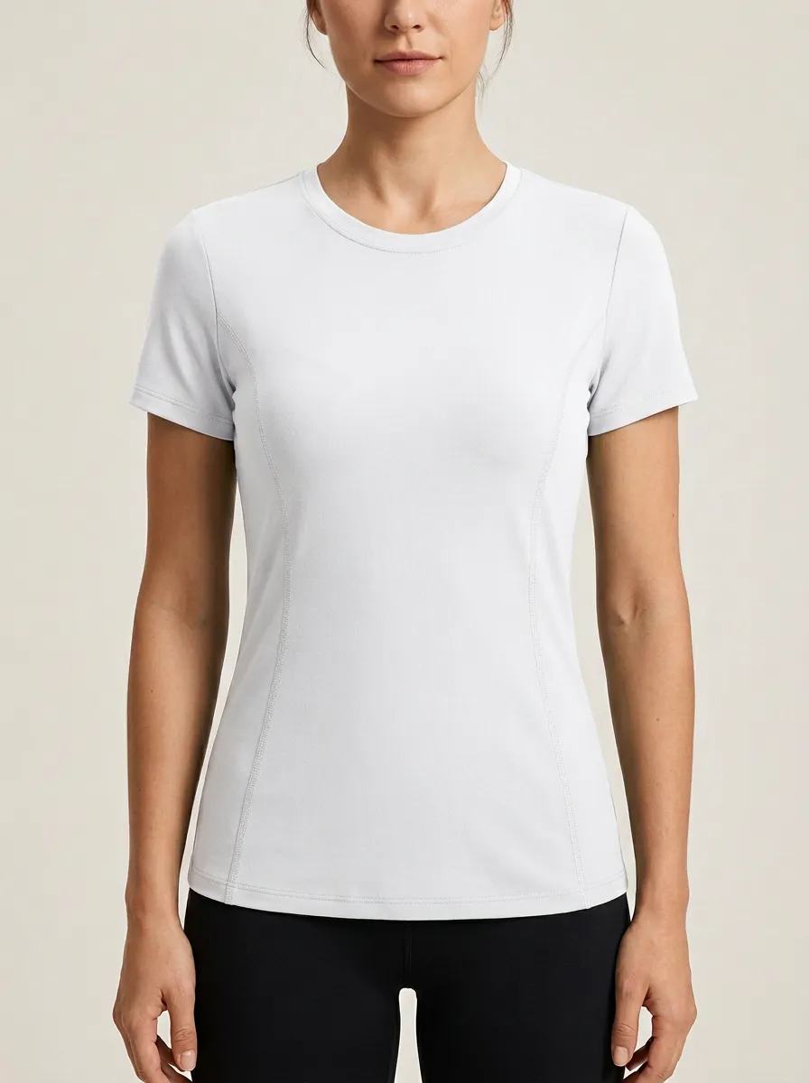 Women's Paneled Contour Crewneck T-Shirt