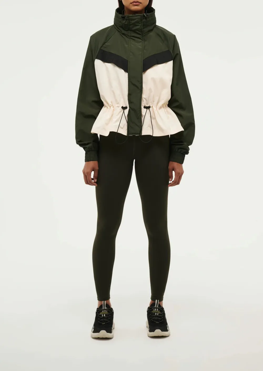 TURTLENECK  CONTRAST COLOR JACKET