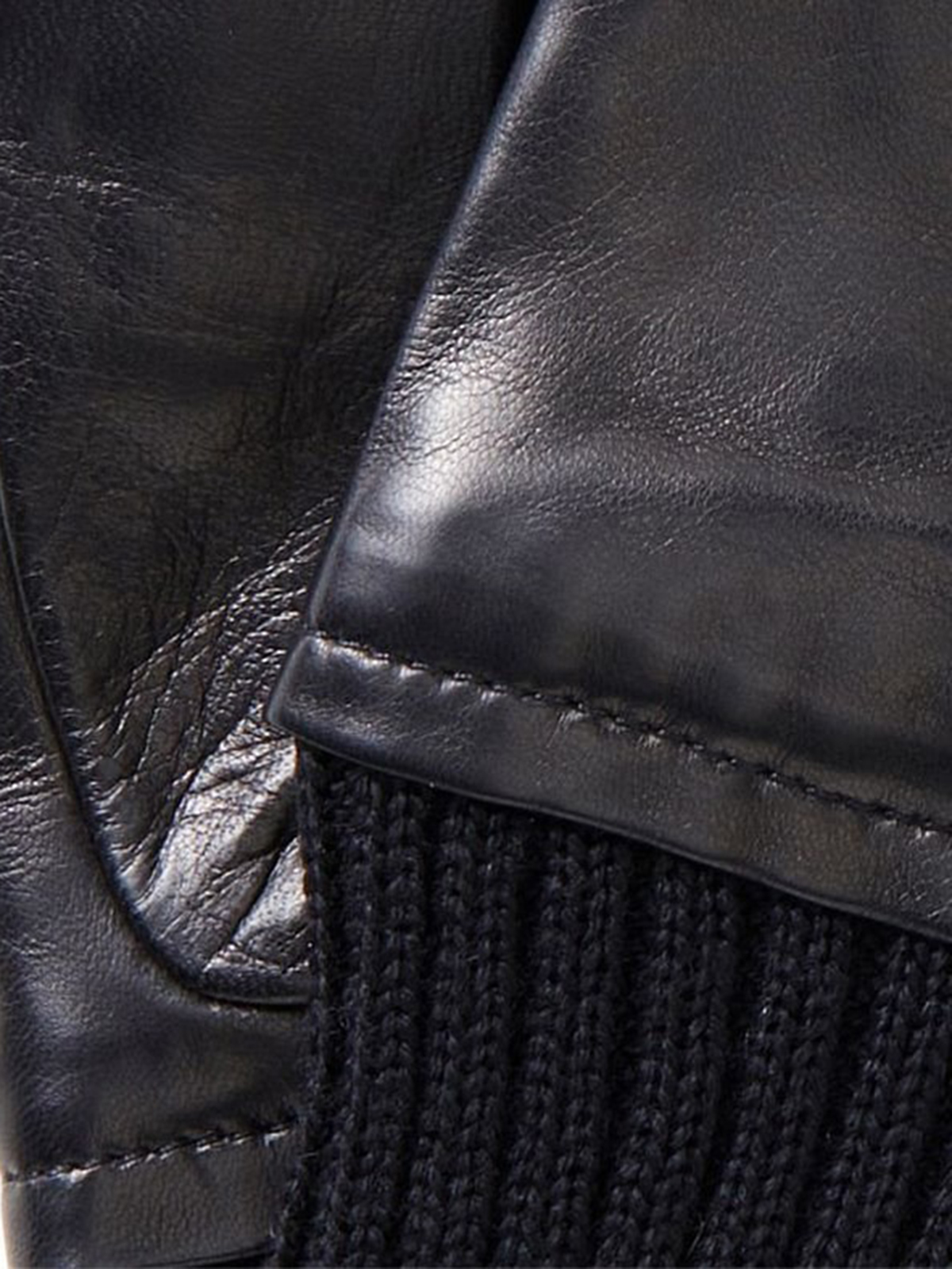 Pure Cotton Leather Gloves Without Fingers