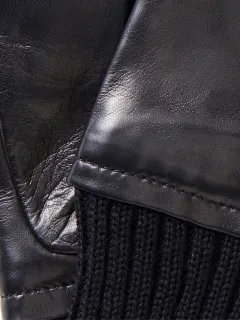 Pure Cotton Leather Gloves Without Fingers