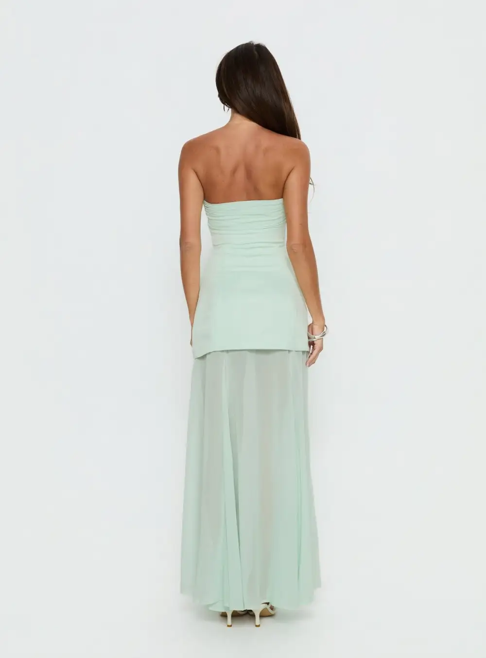 Airy Maxi Strapless Maxi Dress