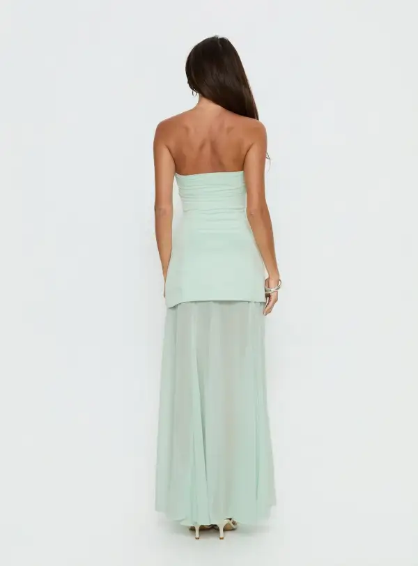 Airy Maxi Strapless Maxi Dress