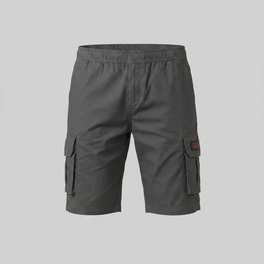 Men's Adventure Utility Cargo Shorts with a Elastic Waist for Casual Styling