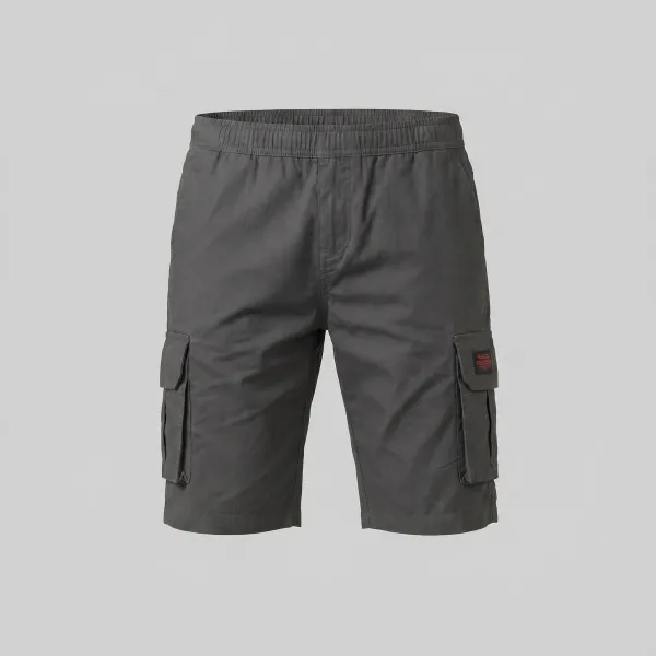 Men's Adventure Utility Cargo Shorts with a Elastic Waist for Casual Styling