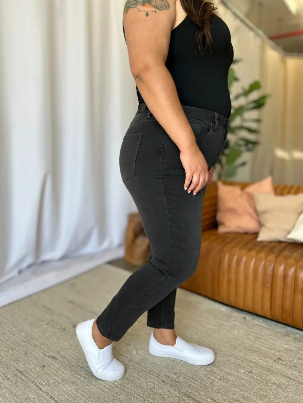 Classic High Waist Skinny Denim Jeans