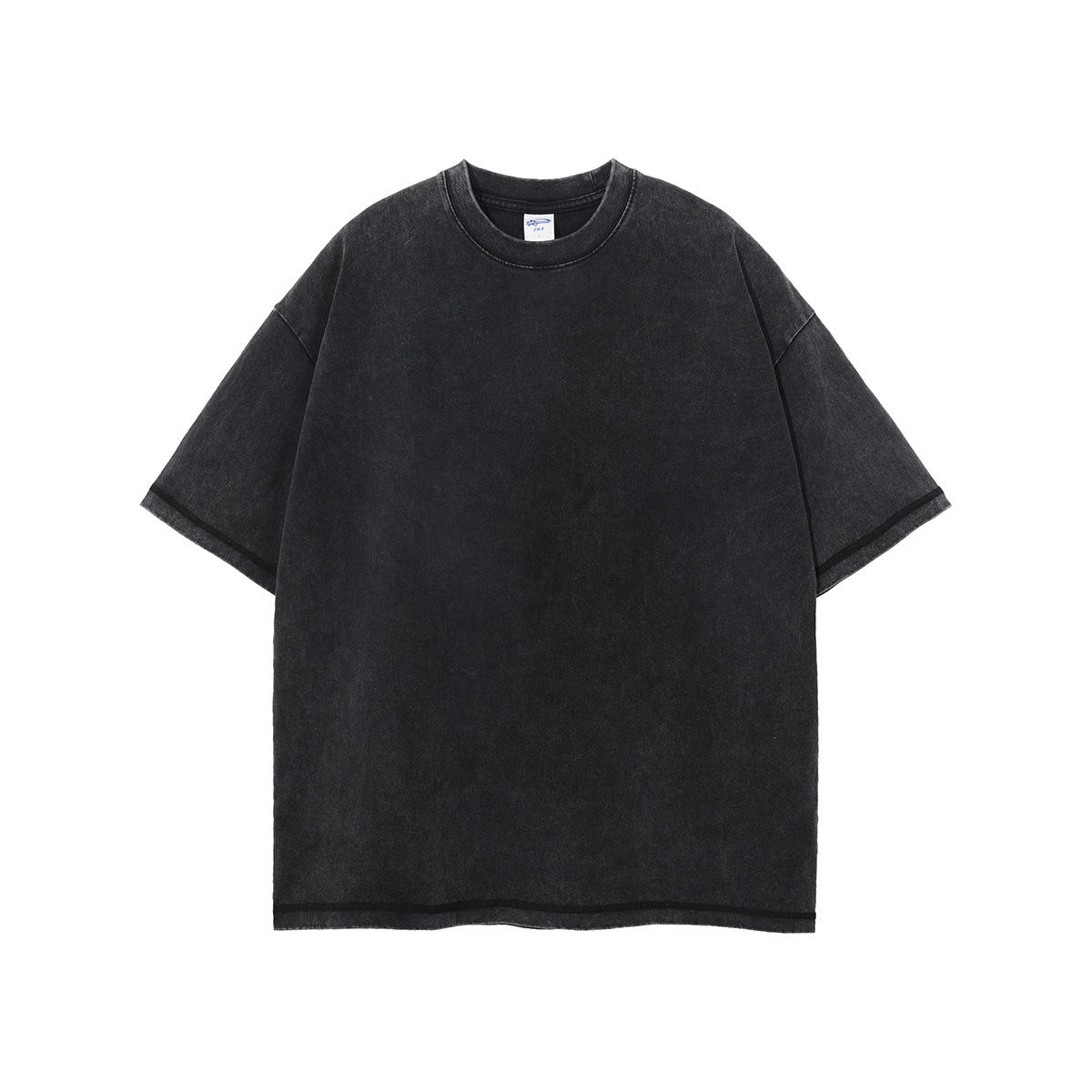 Oversized Washed Cotton Short-Sleeve Tee