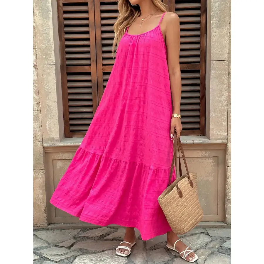Scoop Neck Cami Maxi Dress