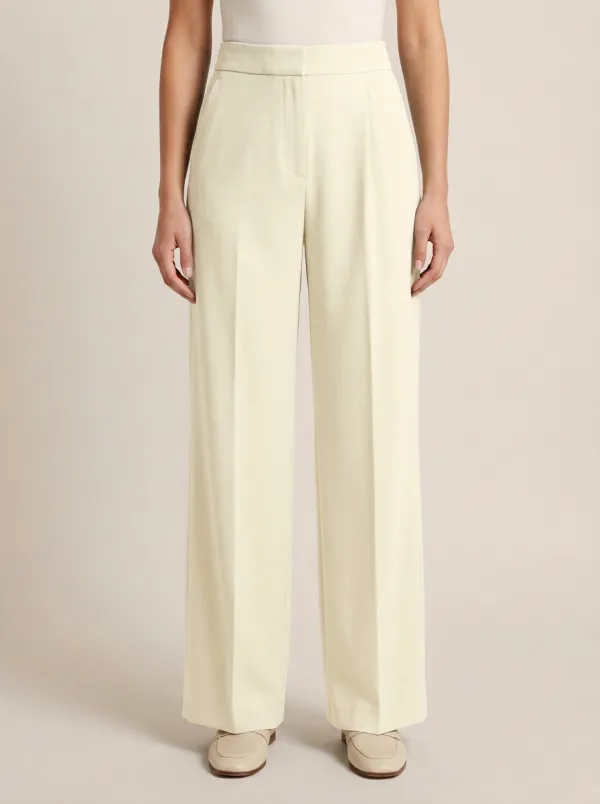 Modern Tailored Wide-Leg Trousers
