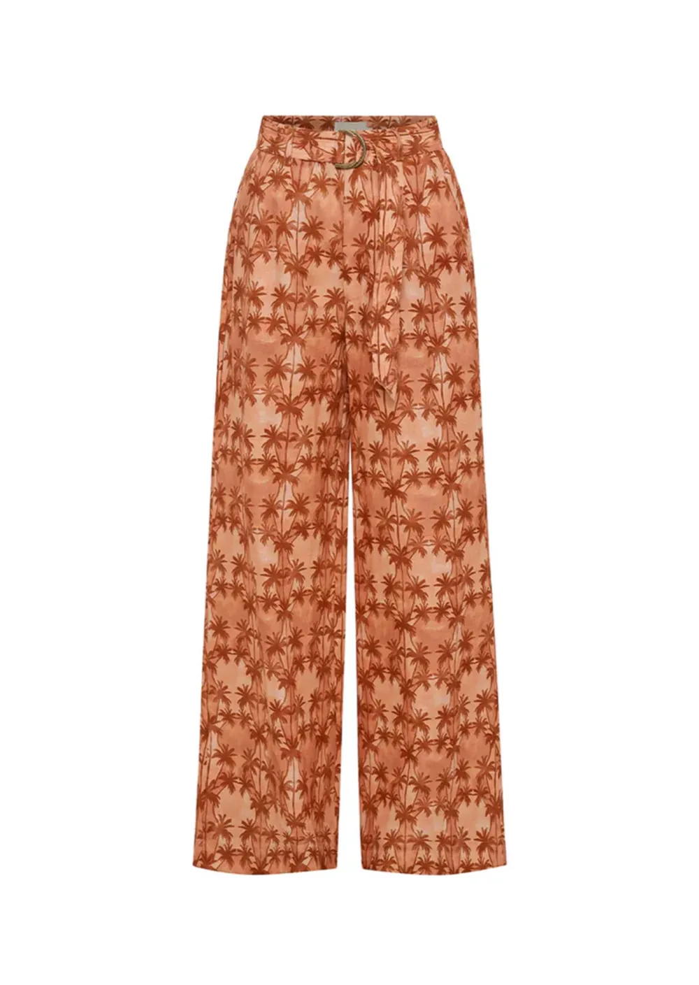 POCKETED WIDE LEG PANTS