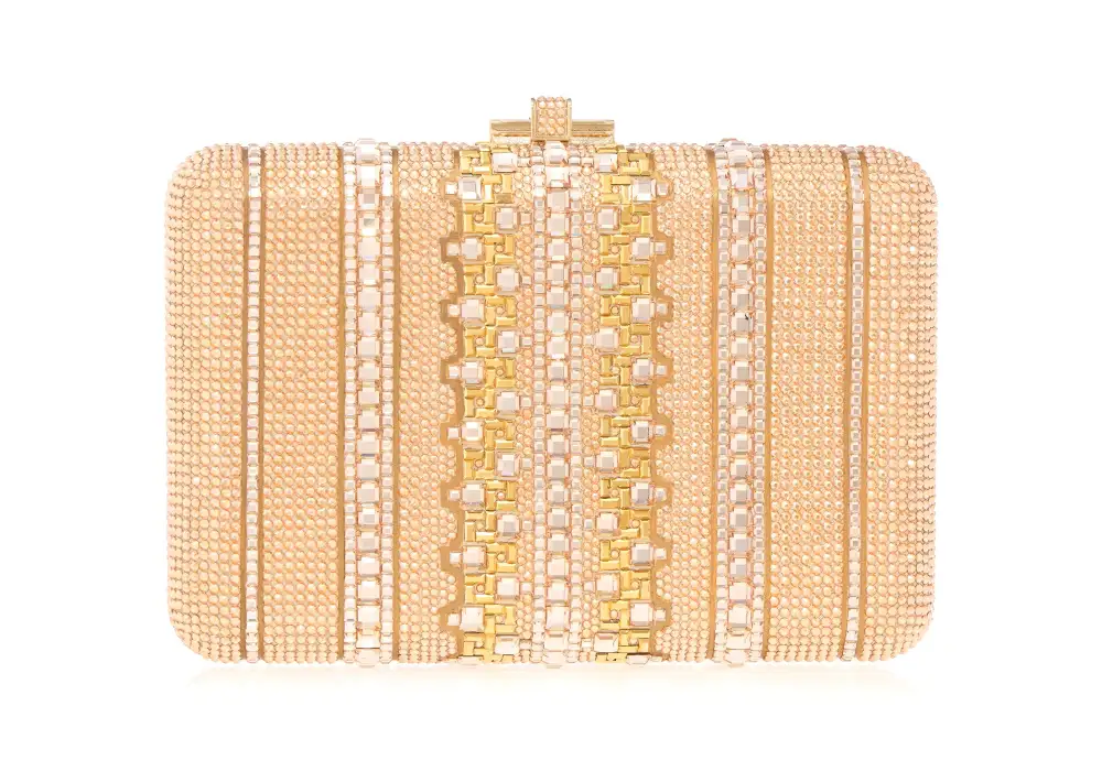 Patterned Crystal Lattice Slide Crystal Clutch