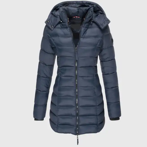 Modern Zip Front Coat