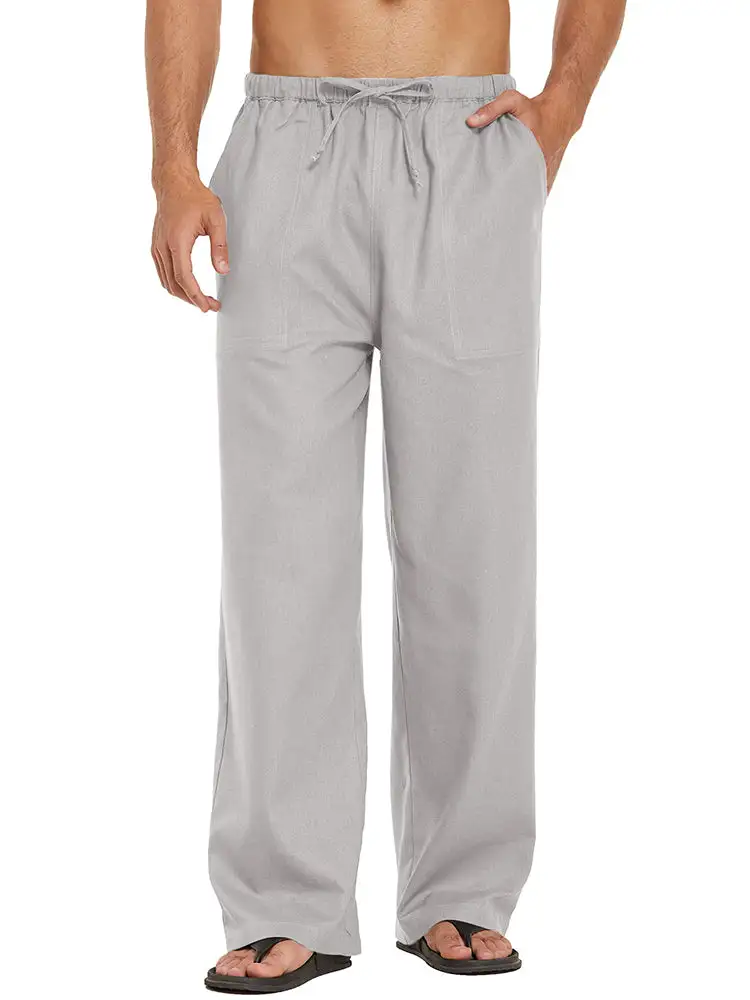 Linen Waist Yoga Pants