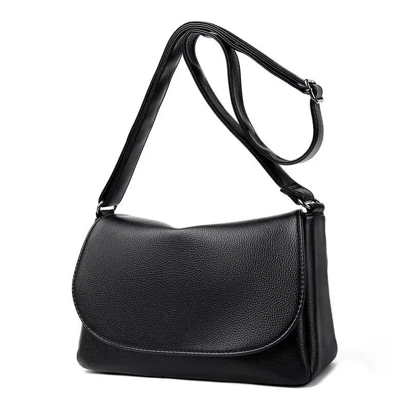 Shoulder Bag Large Capacity Soft Leather Crossbody Bag