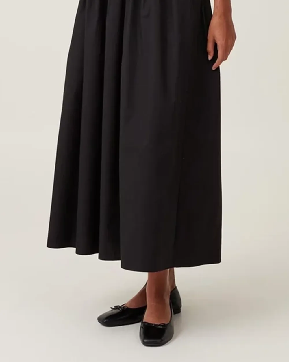 Splicing A-Line Maxi Dress