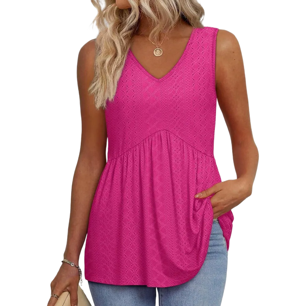 Women's V Neck Tank Tops