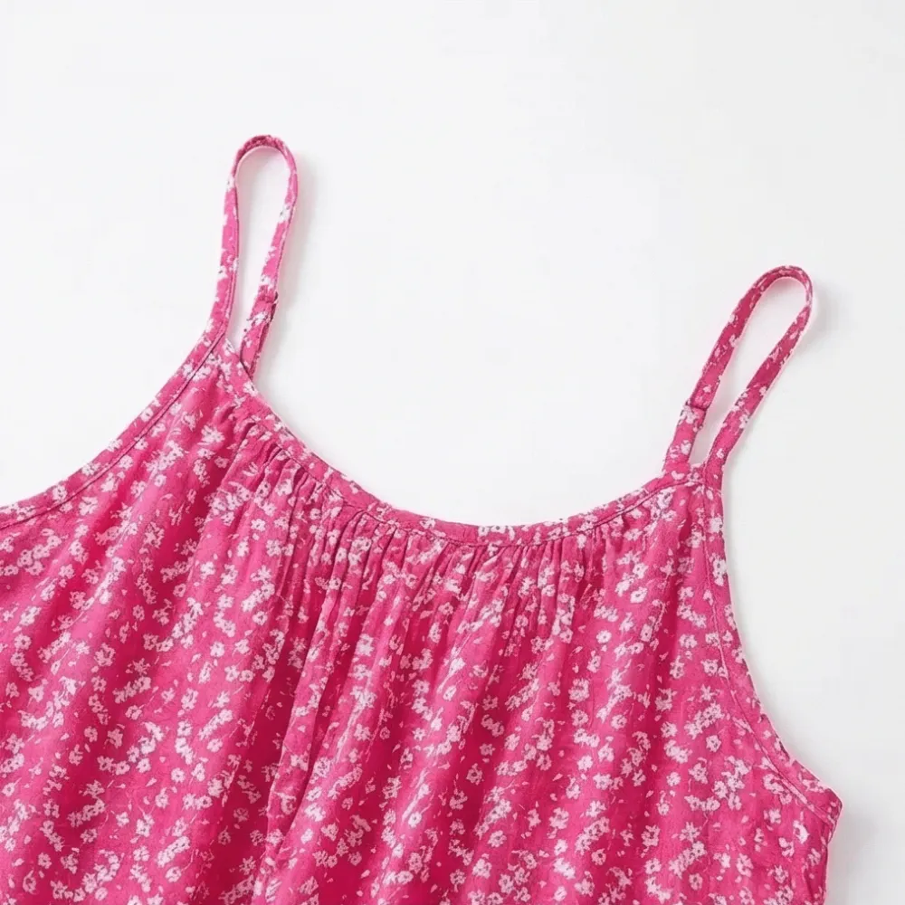 Floral Breezy Slip Midi Dress