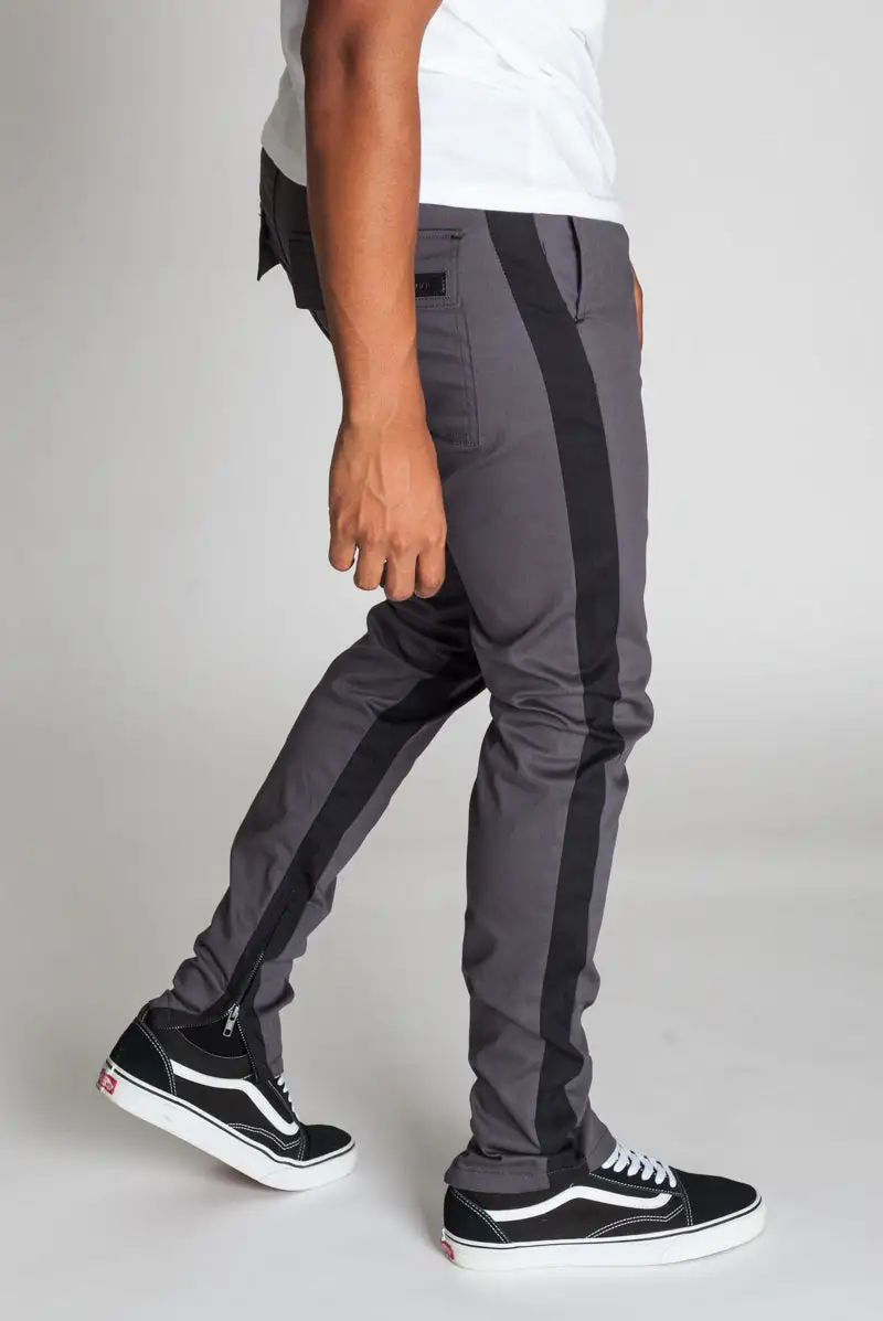 Men's Modern Skinny Raw Hem Track Pants