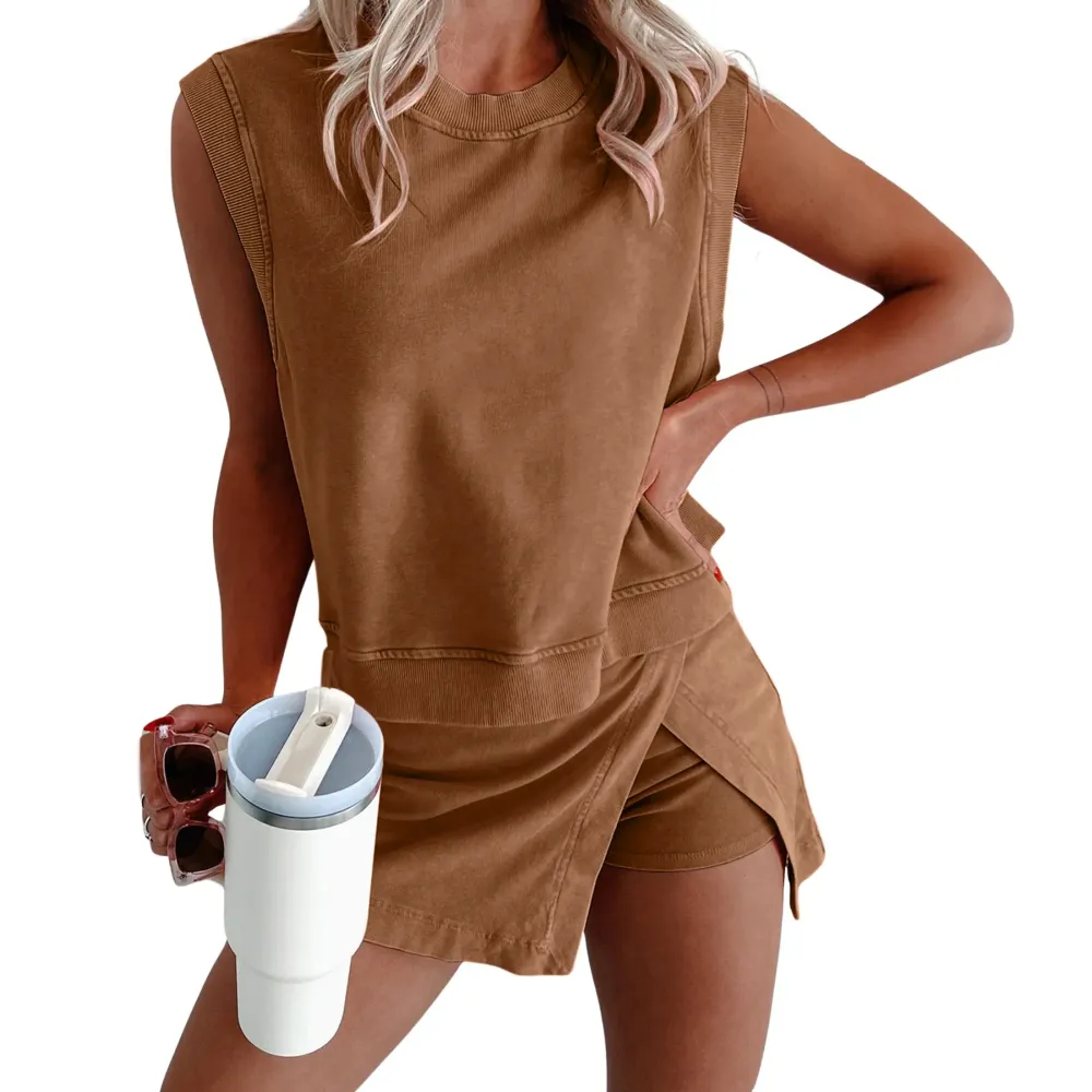 Women's Skirt-Pants 2-Piece Set