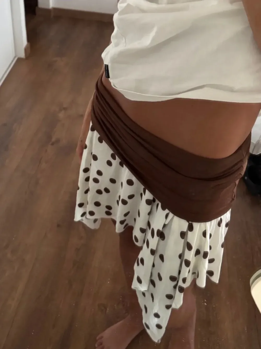 Casual Style Polka Dot Skirt