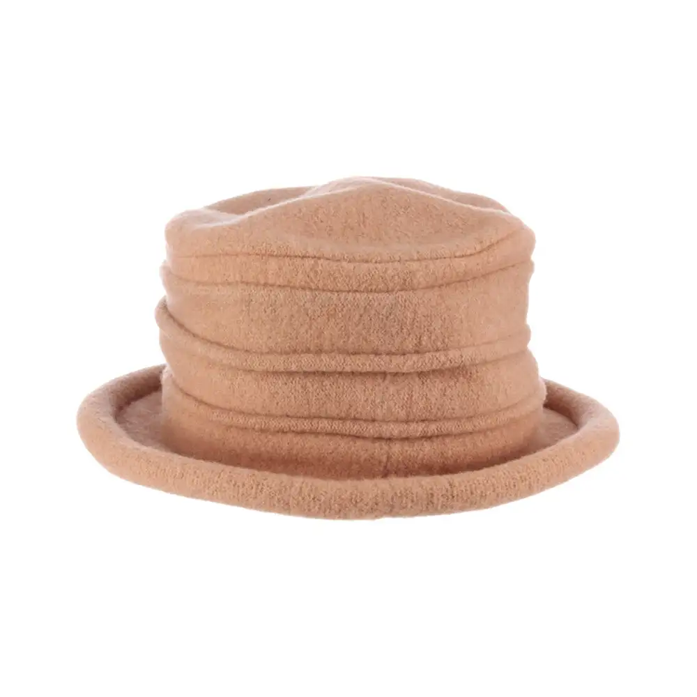 Women’s Cold Weather Wool Felt Cloche Hat
