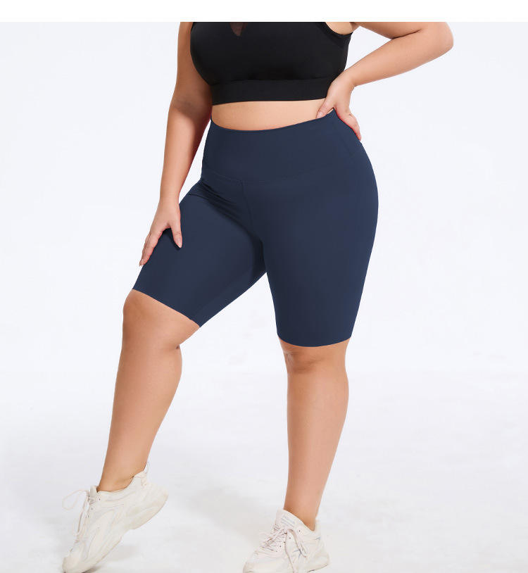 Breathable Plus Size Biker Shorts