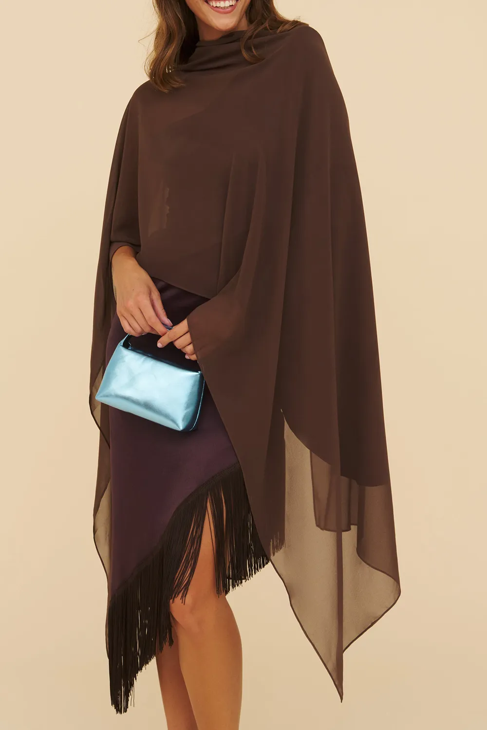 Retro Solid Color Shawl