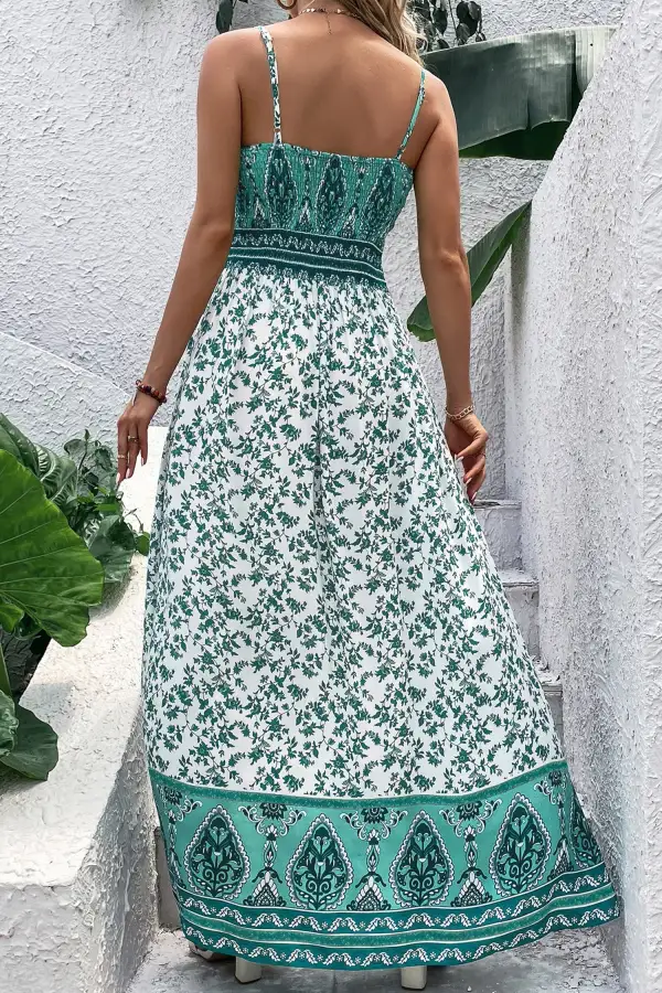Relaxed Shape Floral Printed Maxi Dress