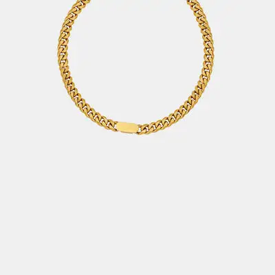 K Plated Chain Necklace