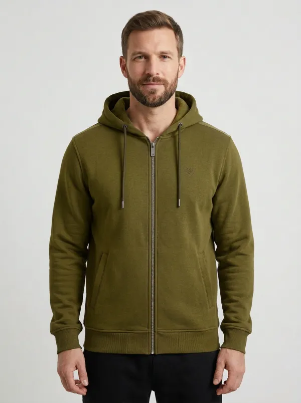 Modern Minimalist Zip-Up Shape Men's Sport Jacket
