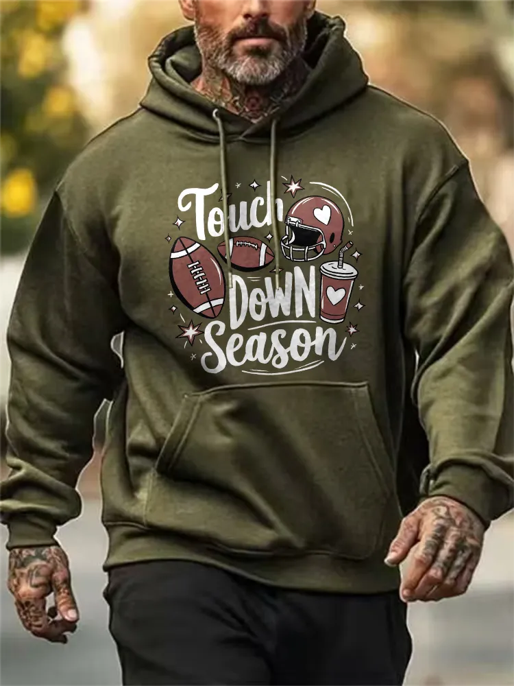 Touchdown Season Pockets Hoodies