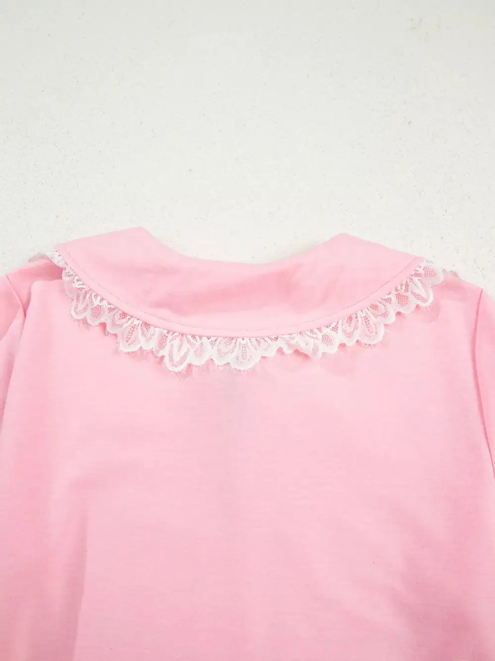 Lace Cotton Blend Coordinated Set