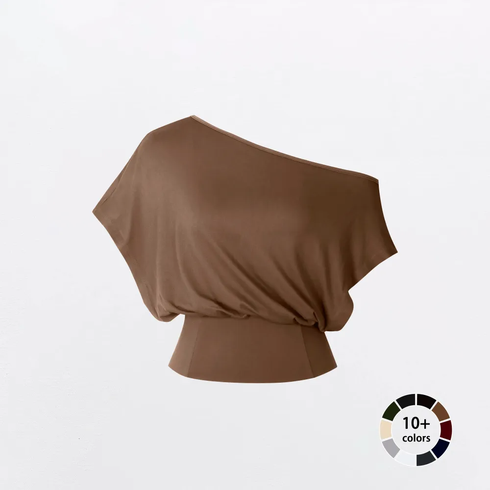 Women's Off-Shoulder Cropped Top