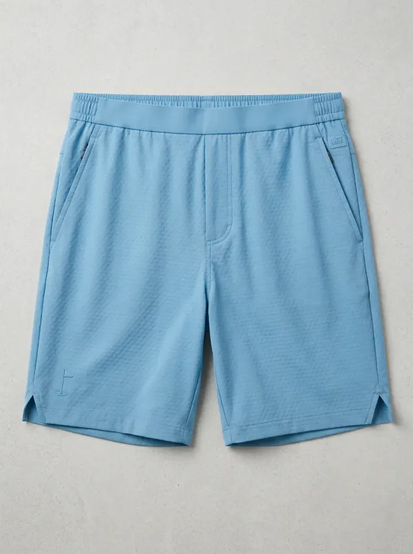 Flag-Motif Golf Athletic Shorts