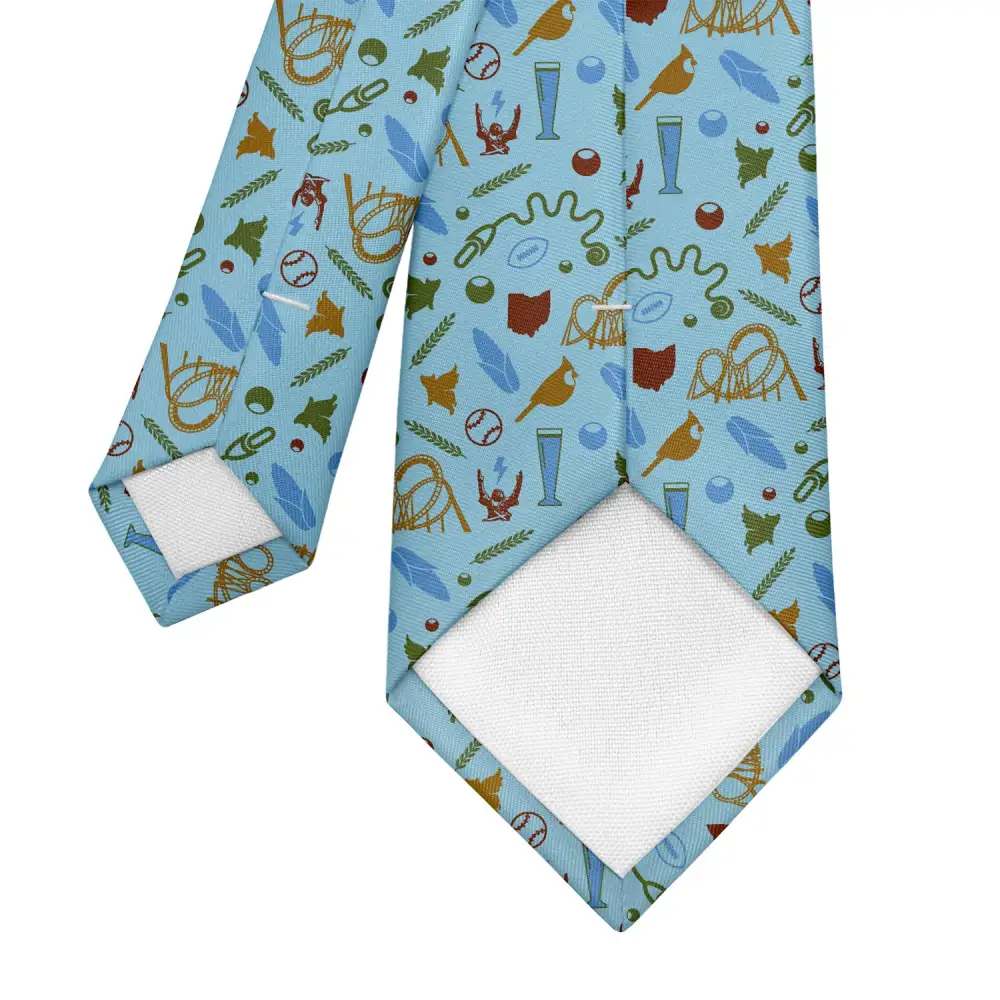 Modern Heritage Emblem Arrangement Necktie