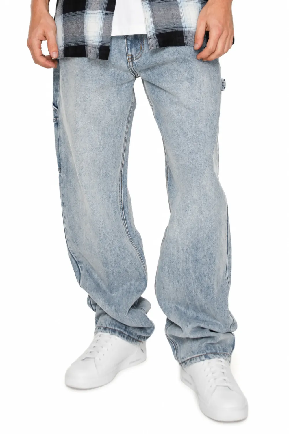 Men's Baggy Fit Carpenter Denim Jeans