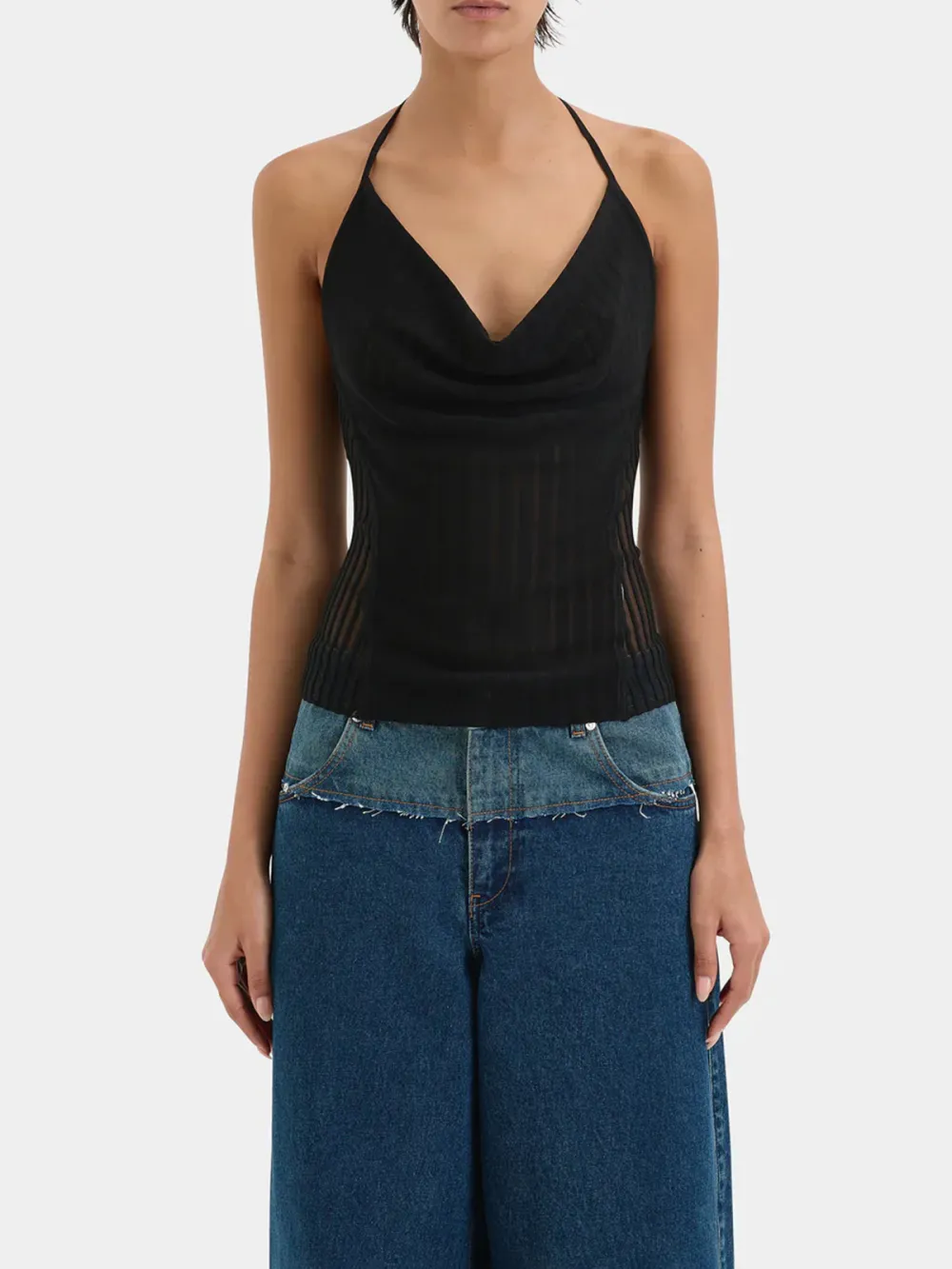 Casual Style Wide Leg Jean Indigo