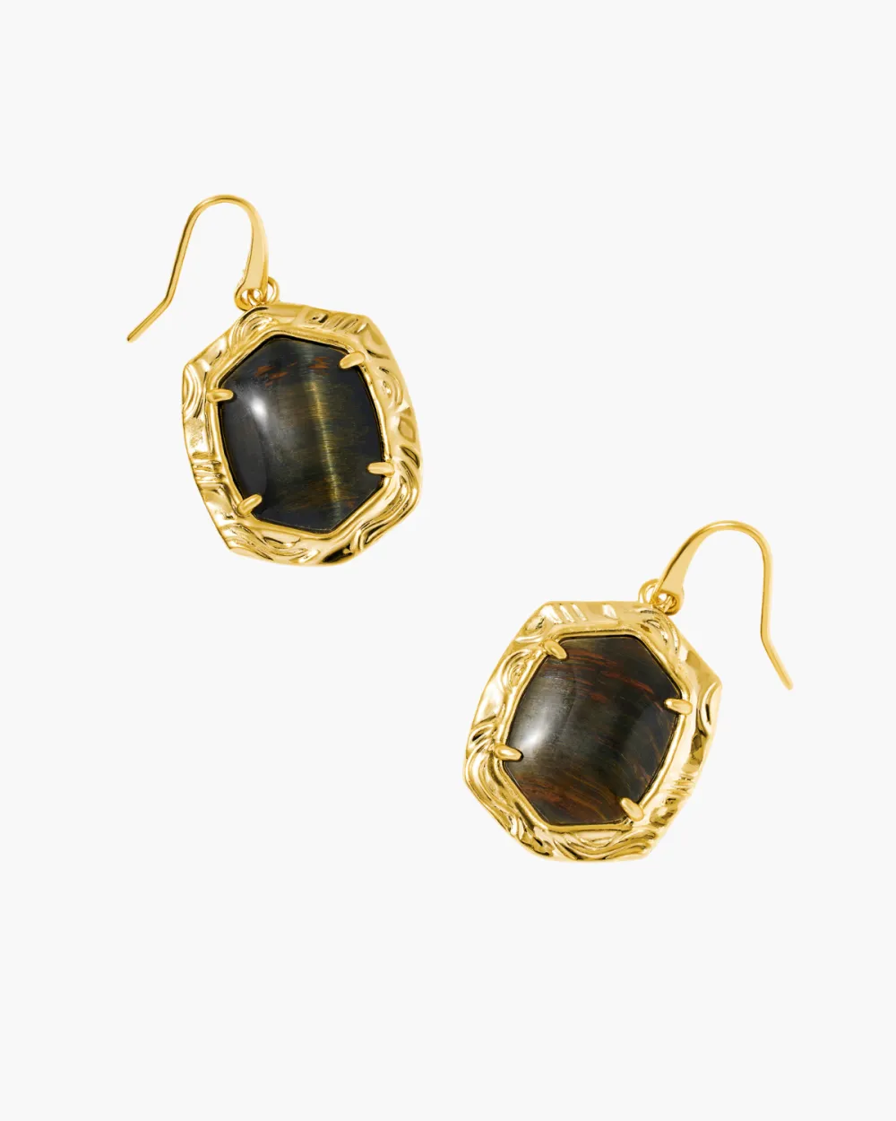 Tiger Striped Daphne Earrings