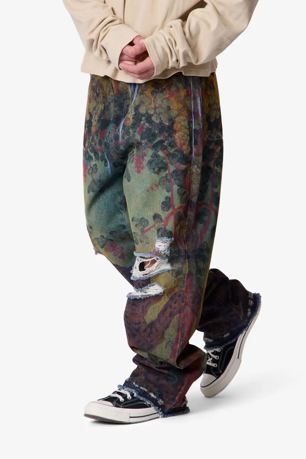 Ultra Baggy Leopard Jeans
